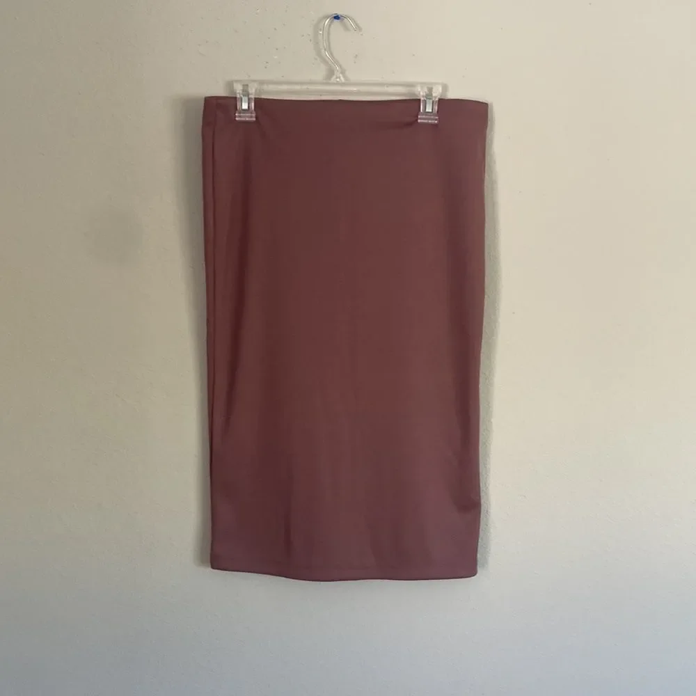 Forever 21 Women’s Elegant High Waist Solid MIDI Pencil Skirt